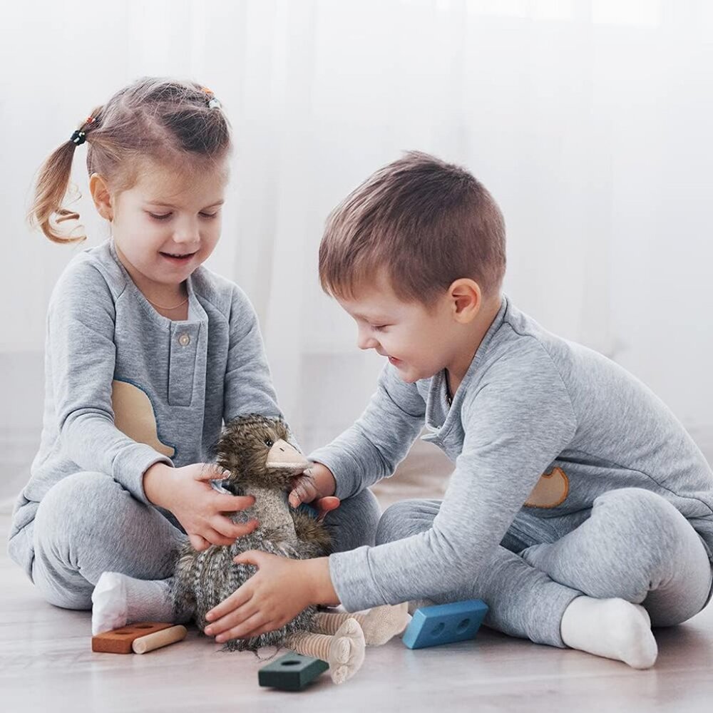 Emu Plush Toy for Kids 1PC Long Hair Stuffed Ostrich Toy Soft Stuffed Toys - Picture 2 of 7